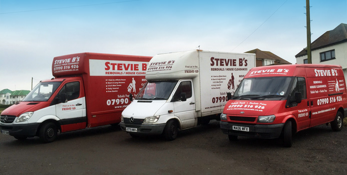 hastings portslade hasocks and sussex removals - stevie b's removals van doing a brighton removal